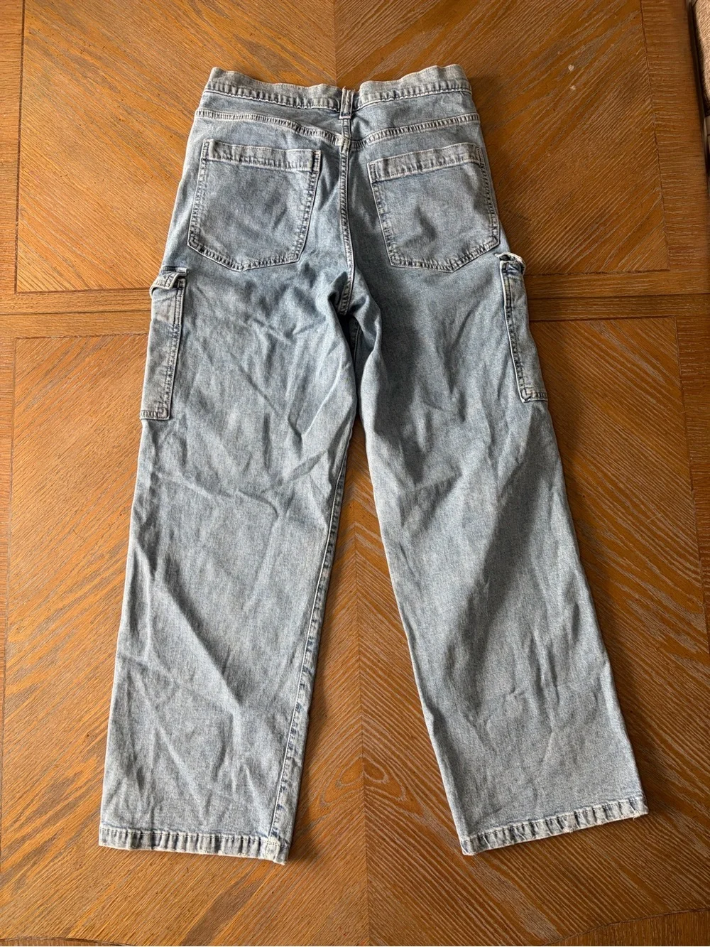 GAP ‘90s Loose Mid Rise Cargo Jeans Women’s Size 30 Regular - Picture 3 of 4